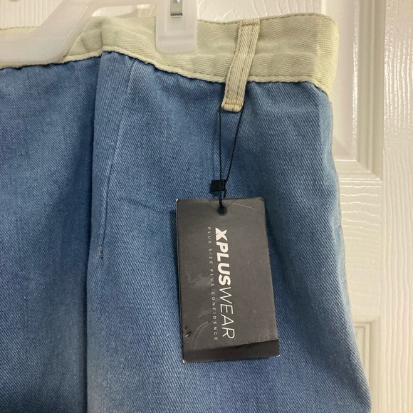 Nwt XPLUS women’s color block, wide leg jeans, three XL - Picture 16 of 16